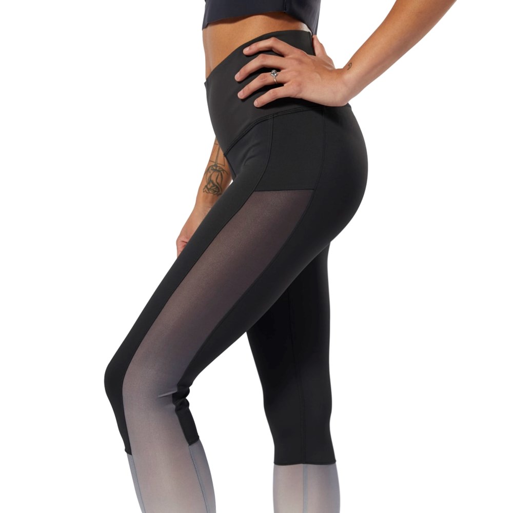 Reebok Yoga Ombre Leggings Negras Gris | 21SHWPYXJ