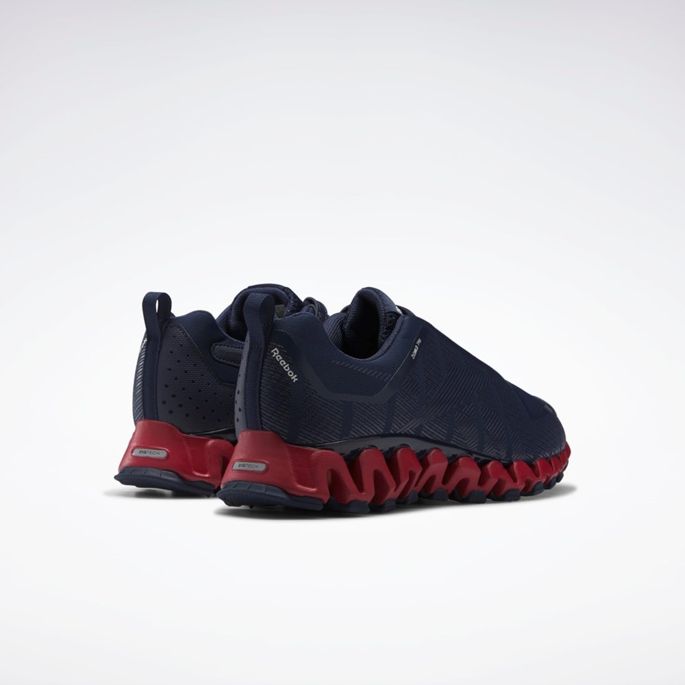 Reebok ZigWild Trail 6 Shoes Azul Marino Rojas Gris | 46KLMHDYN