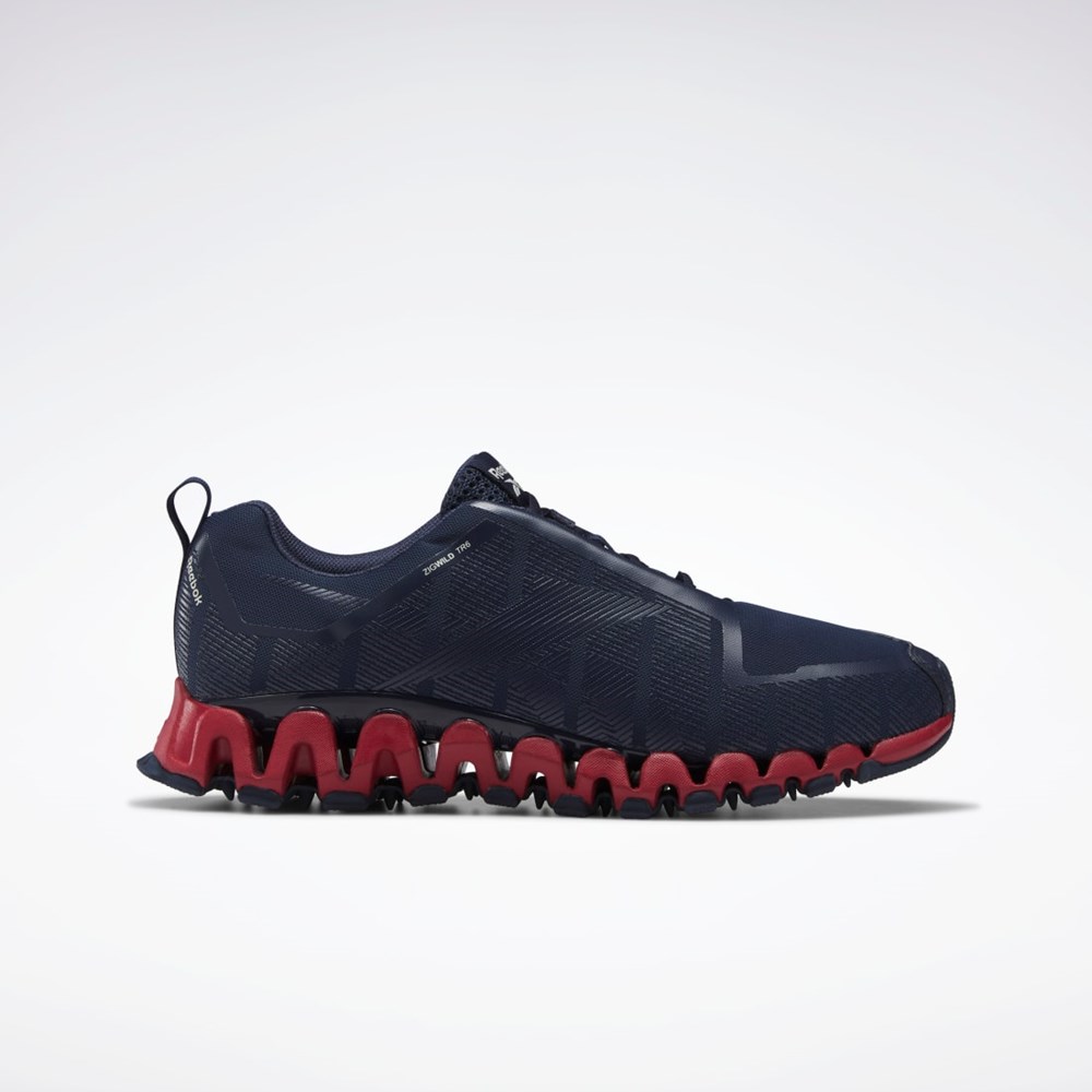Reebok ZigWild Trail 6 Shoes Azul Marino Rojas Gris | 46KLMHDYN