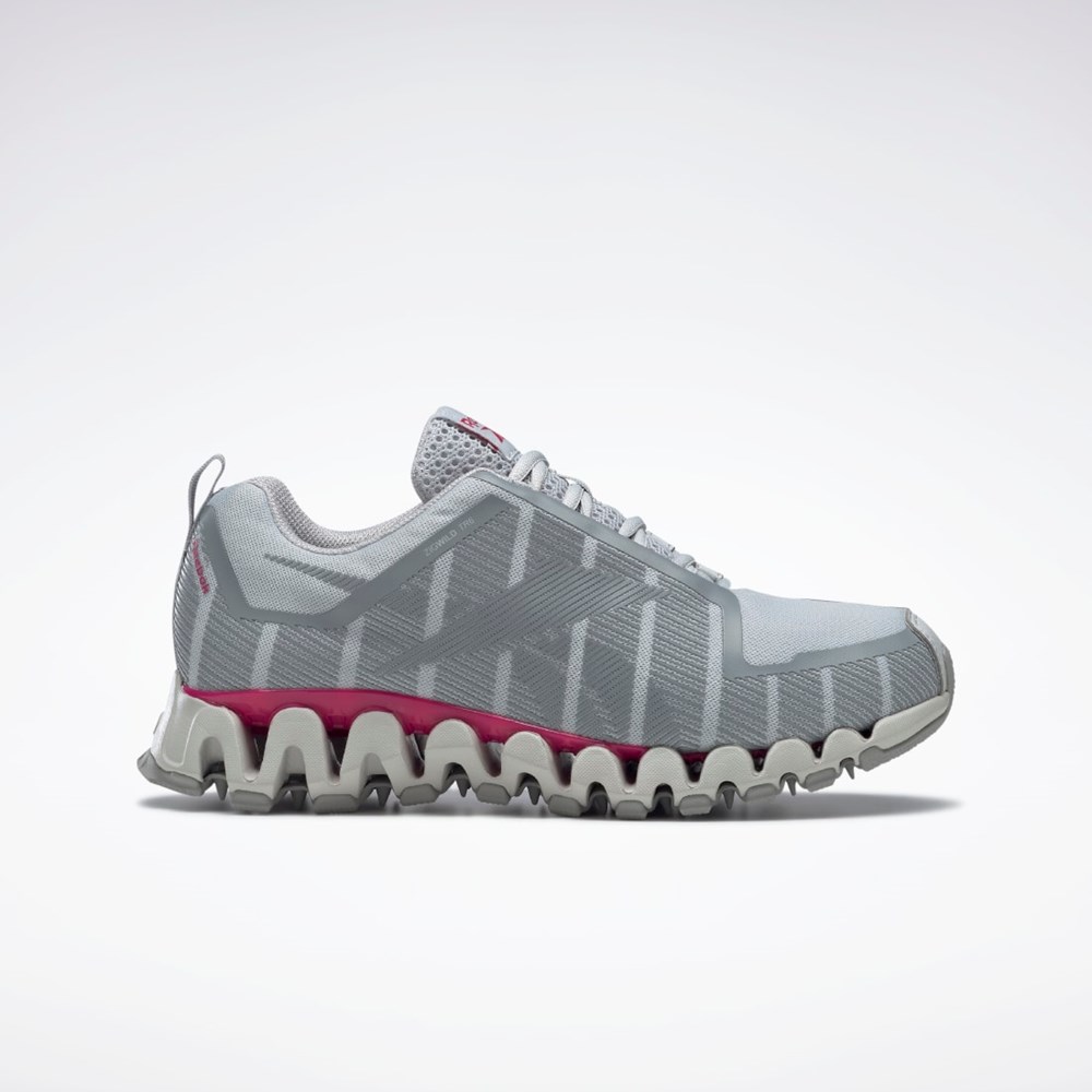 Reebok ZigWild Trail 6 Shoes Gris Gris Rosas | 06TEHCZBF