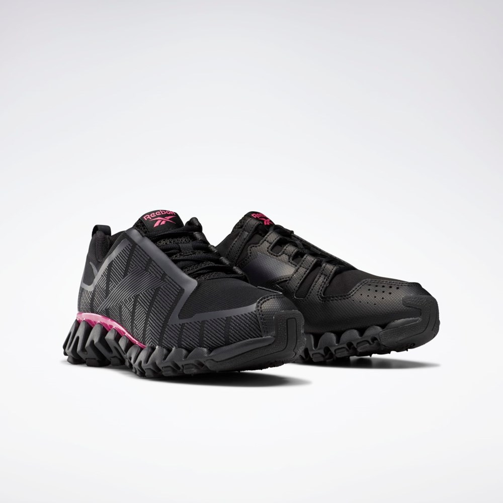 Reebok ZigWild Trail 6 Shoes Negras Gris Rosas | 21WATVQFN