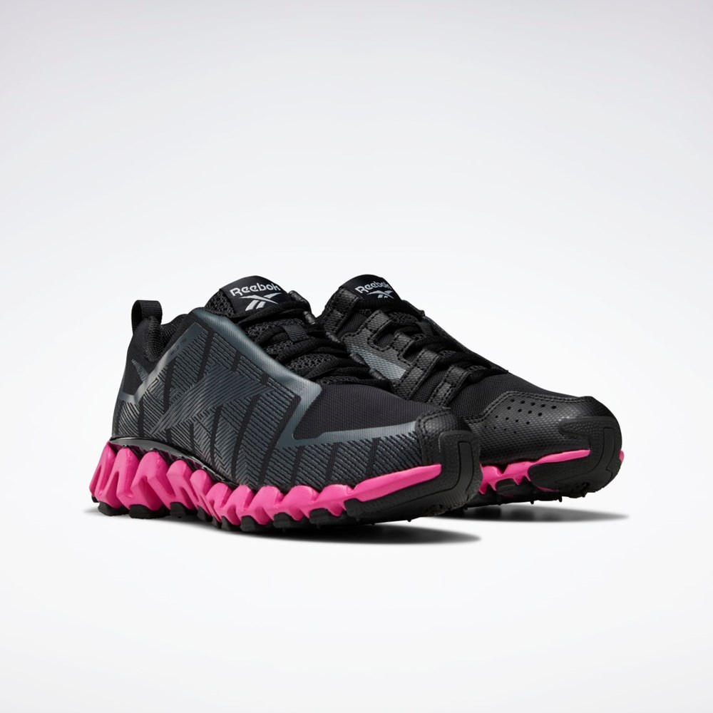Reebok ZigWild Trail 6 Shoes Negras Gris Rosas | 71OUVRAGY