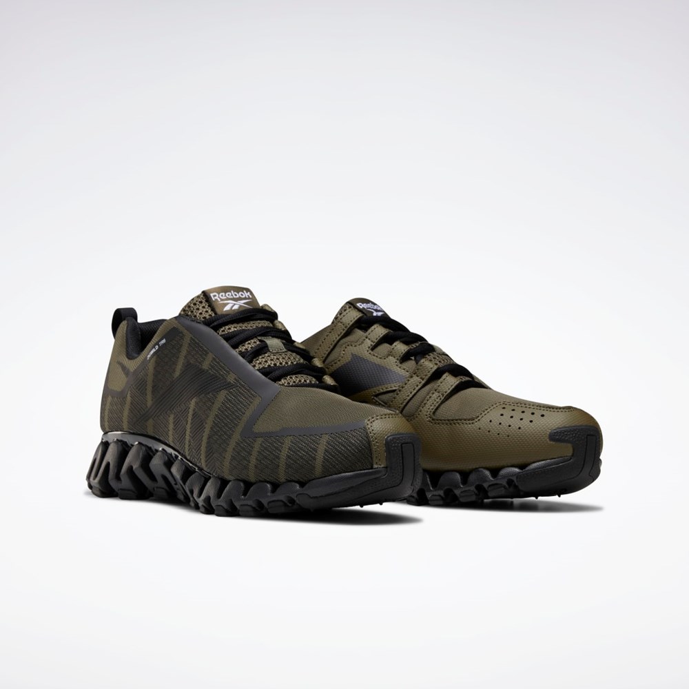Reebok ZigWild Trail 6 Shoes Verde Negras Blancas | 27WRMUSIH