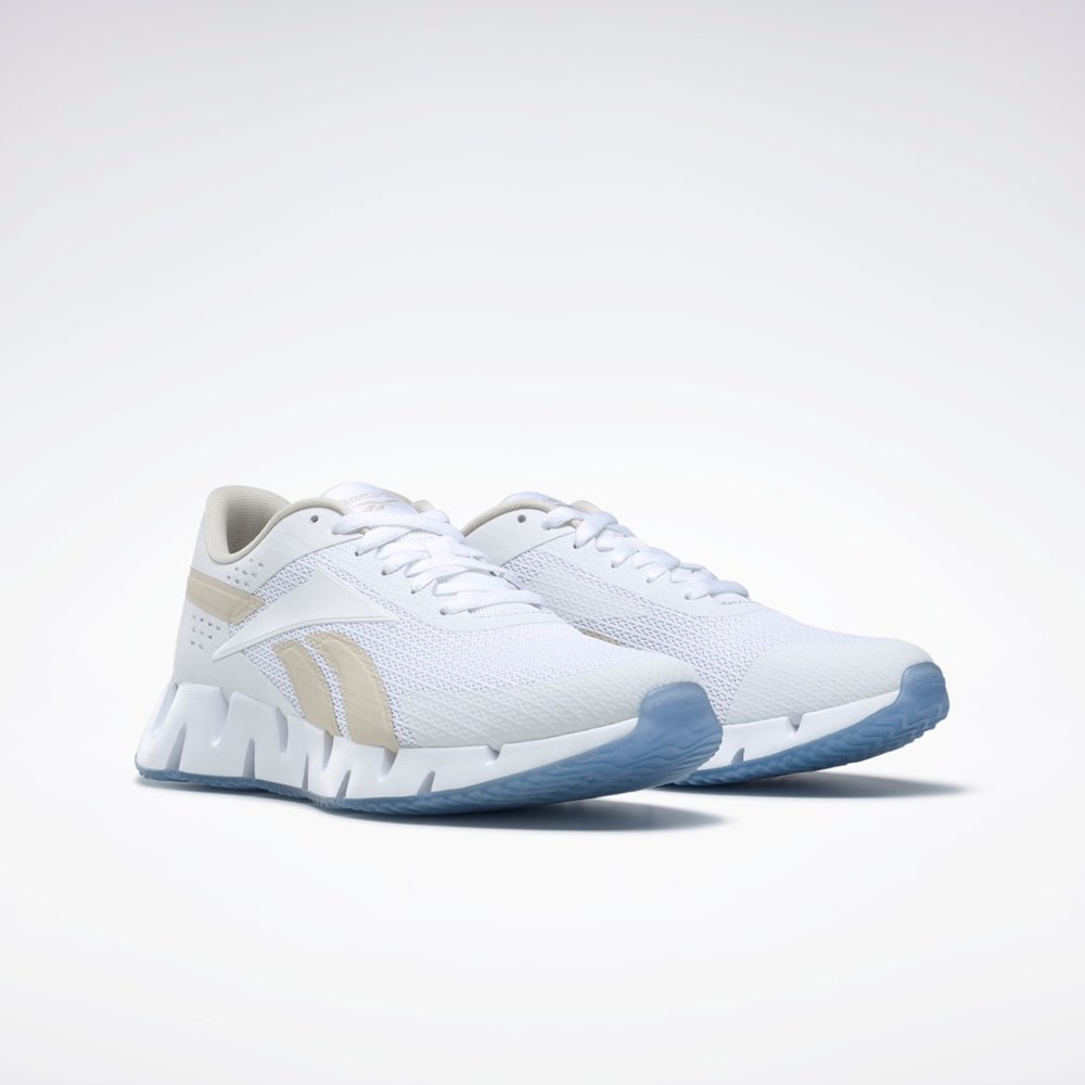 Reebok Zig Dynamica 2 Shoes Blancas Blancas | 18JOAMXSC