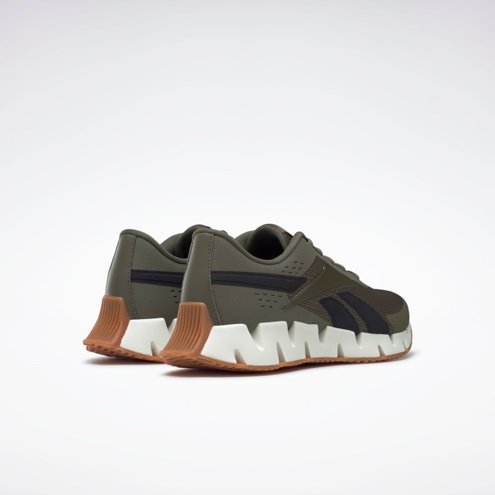 Reebok Zig Dynamica 2 Shoes Verde Negras | 72XEFUHQY