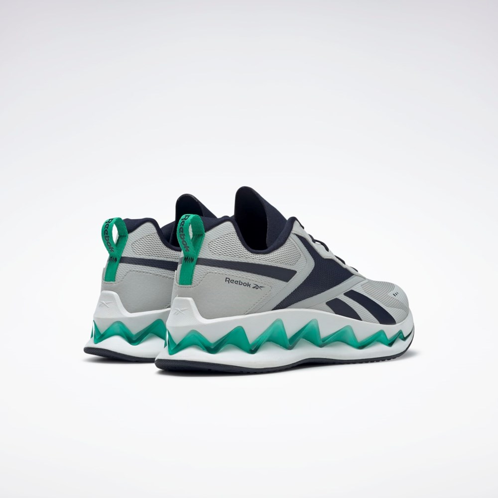 Reebok Zig Elusion Energy Shoes Gris Azul Marino Verde | 03OUIHRDP