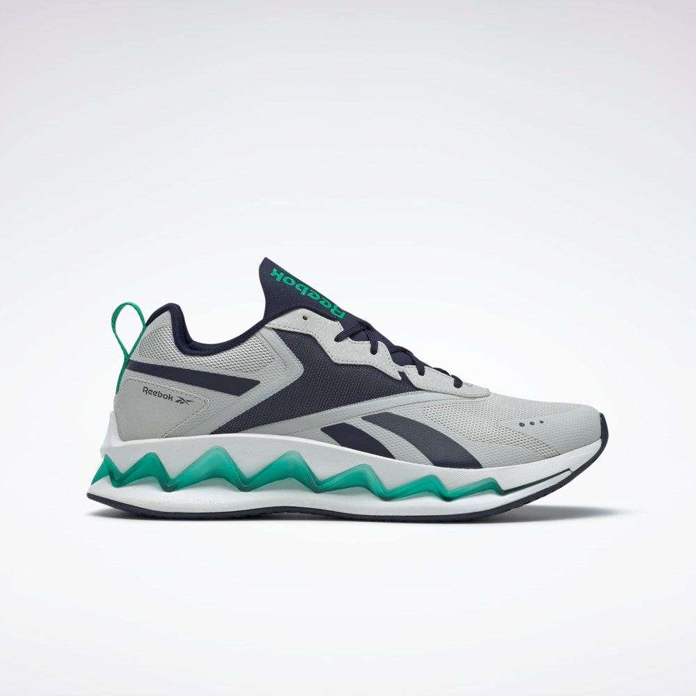 Reebok Zig Elusion Energy Shoes Gris Azul Marino Verde | 03OUIHRDP