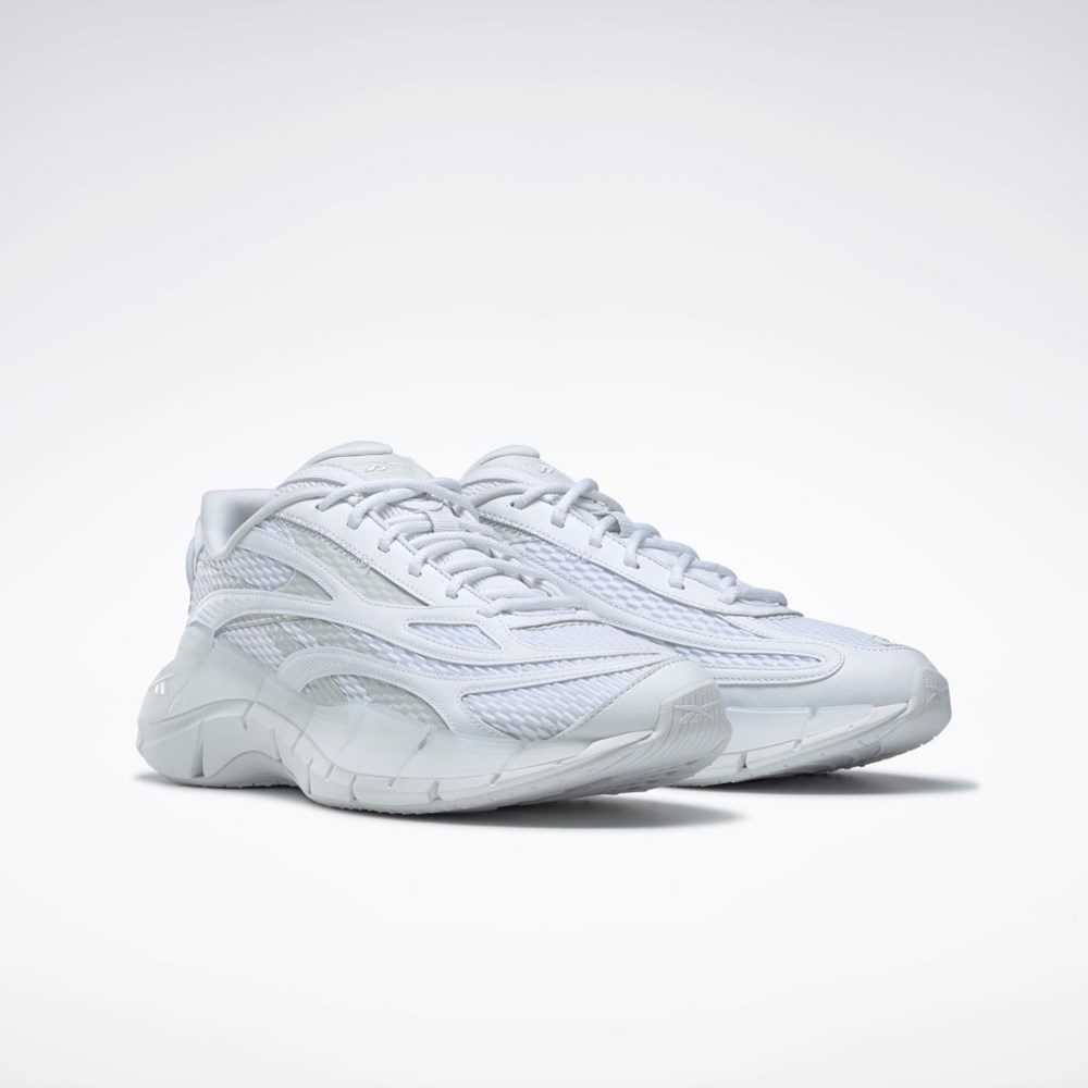 Reebok Zig Kinetica 2.5 Shoes Blancas Gris Gris | 58MWJUADS
