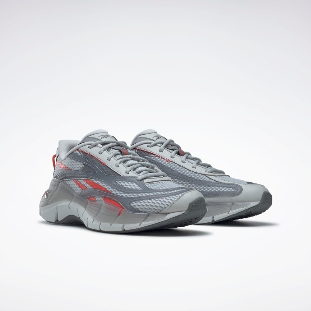Reebok Zig Kinetica 2.5 Shoes Gris Gris | 46XIPYSMZ