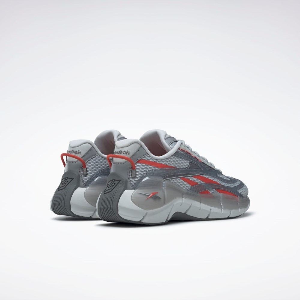 Reebok Zig Kinetica 2.5 Shoes Gris Gris | 46XIPYSMZ