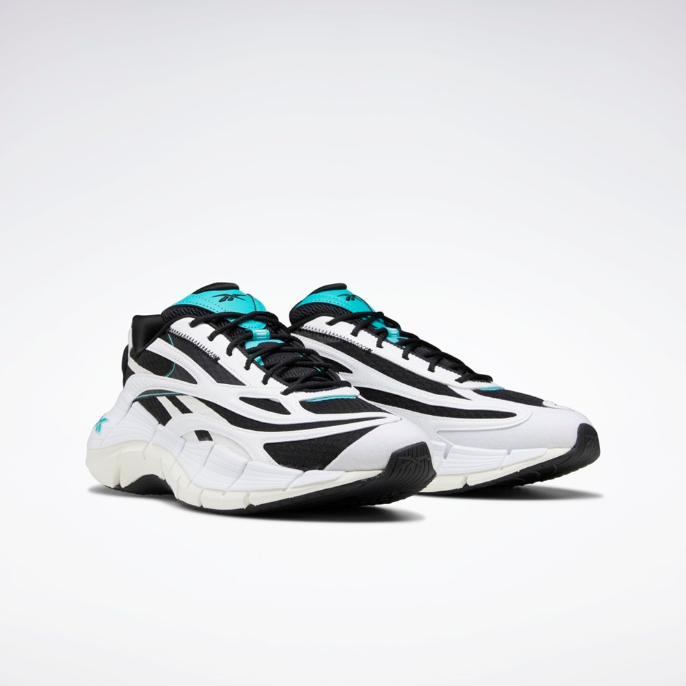 Reebok Zig Kinetica 2.5 Shoes Negras Blancas | 34MDEWUOV