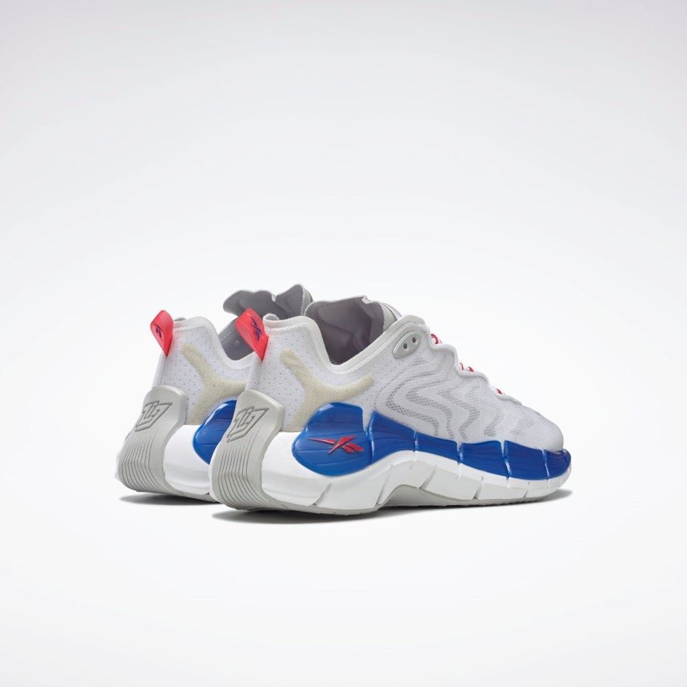 Reebok Zig Kinetica II Shoes Blancas Gris | 35ZWLCAFP