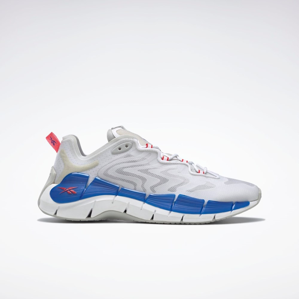 Reebok Zig Kinetica II Shoes Blancas Gris | 35ZWLCAFP