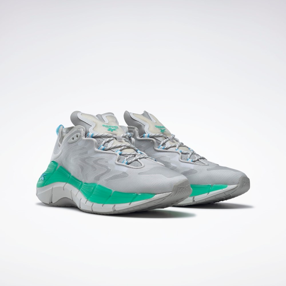 Reebok Zig Kinetica II Shoes Gris Gris | 91JECPNTY