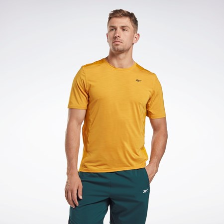 Reebok ACTIVCHILL Athlete T-Shirt Bright Ochre | 20SGMVAFQ