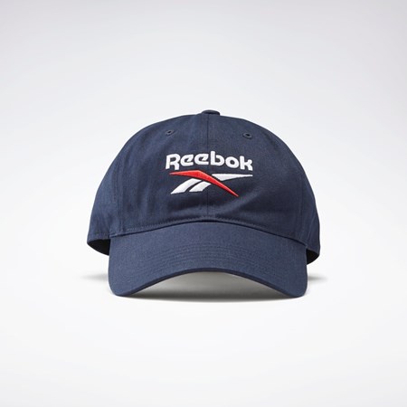 Reebok Active Foundation Badge Hat Azul Marino Blancas | 34ARMSGPE