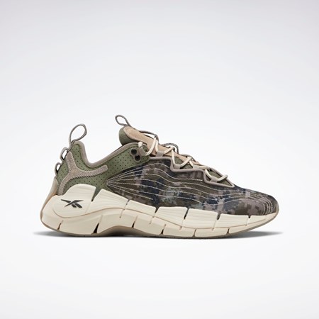Reebok Billionaire Boys Club Zig Kinetica II Shoes Verde Gris | 87XNHZYDR