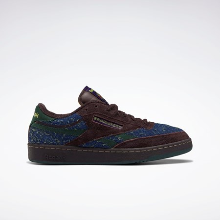 Reebok Braindead Club C Revenge Shoes Moradas Verde Menta Azules | 40NYGCTVR