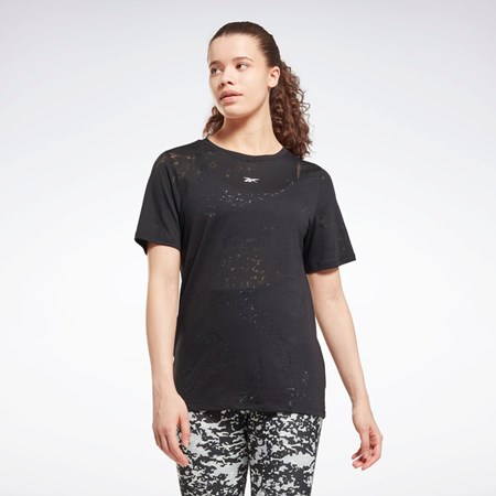 Reebok Burnout T-Shirt Negras | 92NVWSZGP