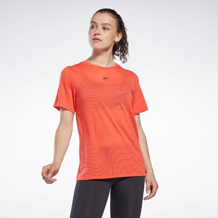Reebok Burnout T-Shirt Rojas | 26HFYBDJO