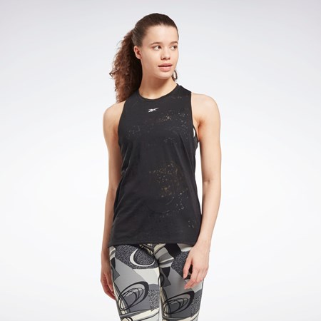 Reebok Burnout Tank Top Negras | 16QWEYKVS