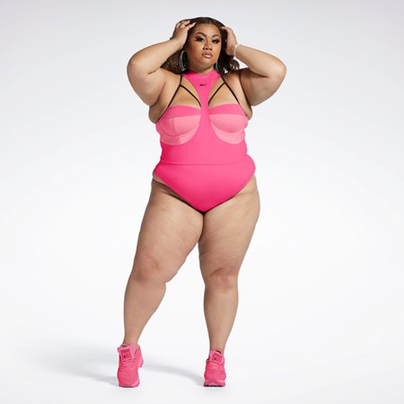 Reebok Cardi B Body Layer (Plus Size) Rosas Negras | 35XMCEOIK