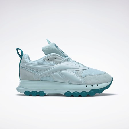 Reebok Cardi B Classic Leather V2 Shoes Azules Azules | 34QAHFOLZ