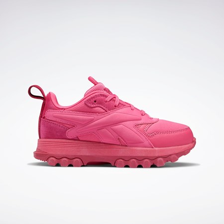 Reebok Cardi B Classic Leather V2 Shoes - Preschool Rosas Rosas Rosas | 49DNMWTAK