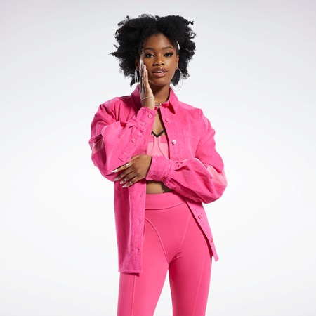 Reebok Cardi B Corduroy Cover-Up Rosas | 24LYTJDRM