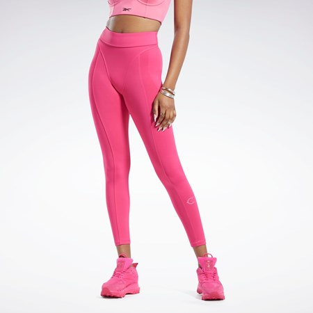Reebok Cardi B High-Rise Tights Rosas | 27SAGUDLX