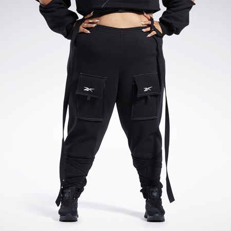 Reebok Cardi B Knit Pants (Plus Size) Negras | 94CWSLQOT
