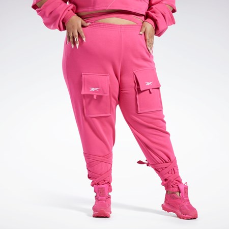 Reebok Cardi B Knit Pants (Plus Size) Rosas | 47VZSIABC