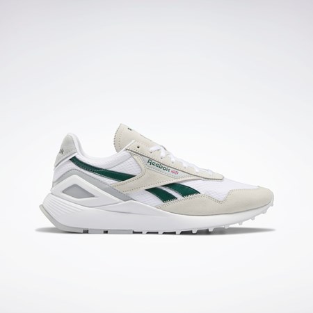 Reebok Classic Leather Legacy AZ Shoes Blancas Verde Oscuro Gris | 52IVSYZUJ