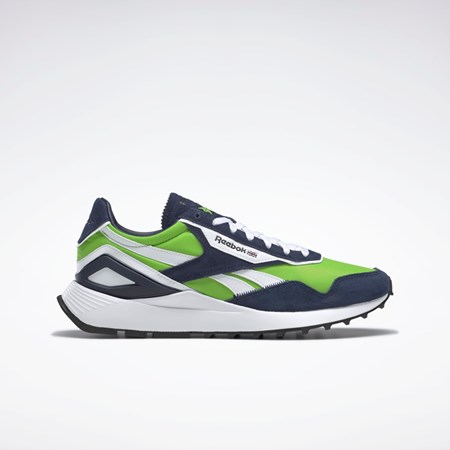 Reebok Classic Leather Legacy AZ Shoes Verde Azul Marino Blancas | 17ZJQMIPG