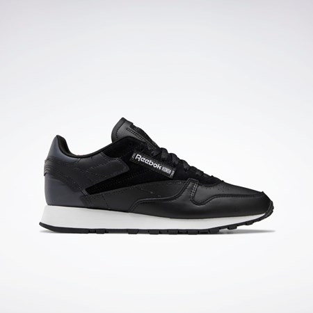 Reebok Classic Leather Make It Yours Shoes Negras Gris Blancas | 26WKMOALT