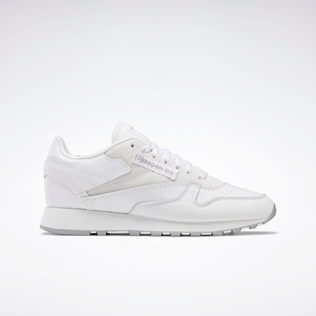 Reebok Classic Leather Make It Yours Shoes Blancas Gris | 90CQEGMJA