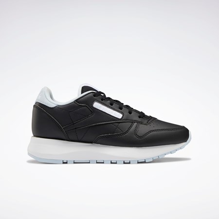 Reebok Classic Leather SP Shoes - Grade School Negras Azules Blancas | 08BUGYESF