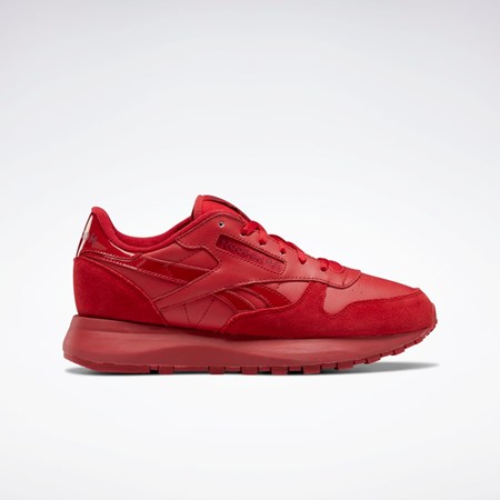 Reebok Classic Leather SP Shoes Rojas Rojas Burdeos | 54UWVPIGQ