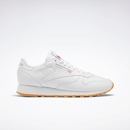 Reebok Classic Leather Shoes Blancas Gris | 32JMPOTDF