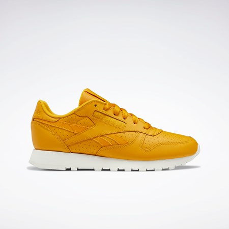 Reebok Classic Leather Shoes Bright Ochre / Bright Ochre / Chalk | 18XMQLCKF