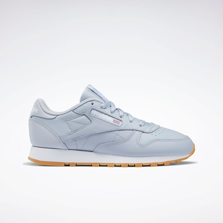 Reebok Classic Leather Shoes Gris Gris Blancas | 51AGCKXVD