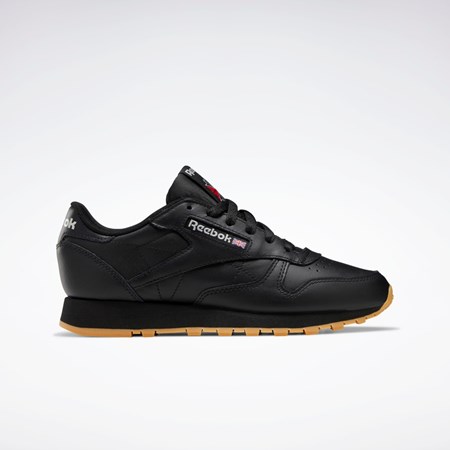 Reebok Classic Leather Shoes Negras Gris | 67ZATUBKQ