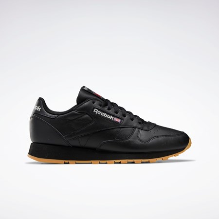 Reebok Classic Leather Shoes Negras Gris | 79BCPTFKQ