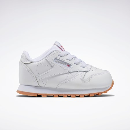 Reebok Classic Leather Shoes - Toddler Blancas Blancas | 16ZPMQFLA