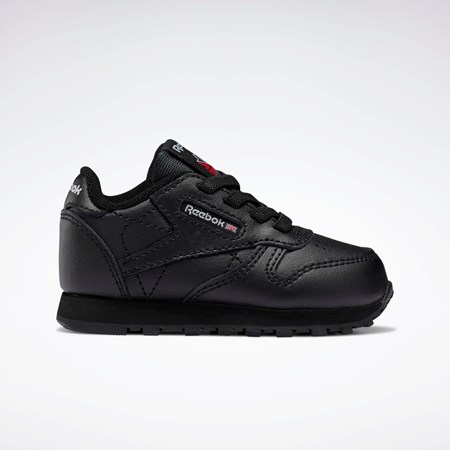 Reebok Classic Leather Shoes - Toddler Negras Negras Negras | 49EKCJAWZ