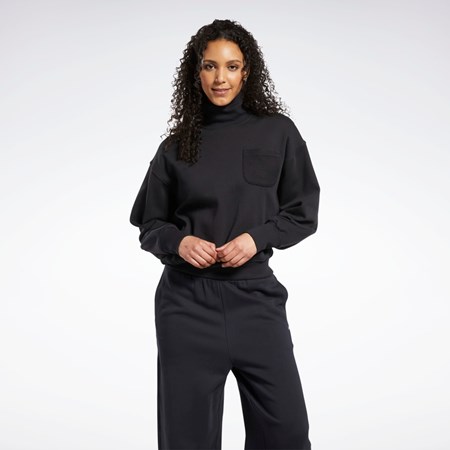 Reebok Classics Algodon French Terry Sweatshirt Negras | 73HQNVLUY