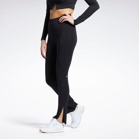 Reebok Classics Algodon Leggings Negras | 89EOBUFNR