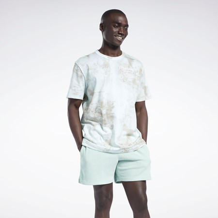 Reebok Classics Allover Print Estampadas T-Shirt Verde Menta | 96SVMQHFY