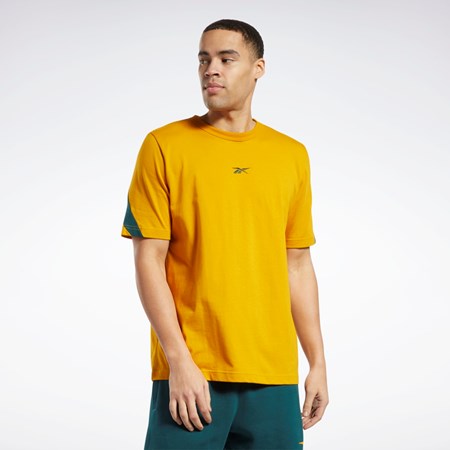 Reebok Classics Brand Proud T-Shirt Bright Ochre | 10NVMDFOS