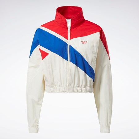 Reebok Classics Franchise Pista Jacket Blancas | 50QTHRGSL